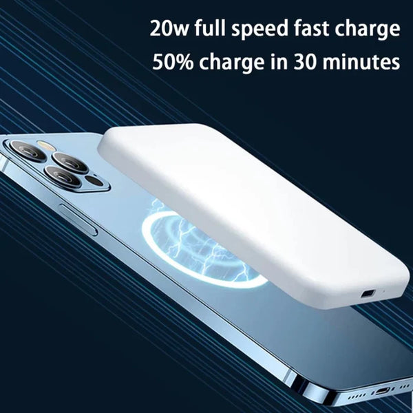 wireless power bank for iphone 5,000 mah 20w fast charging